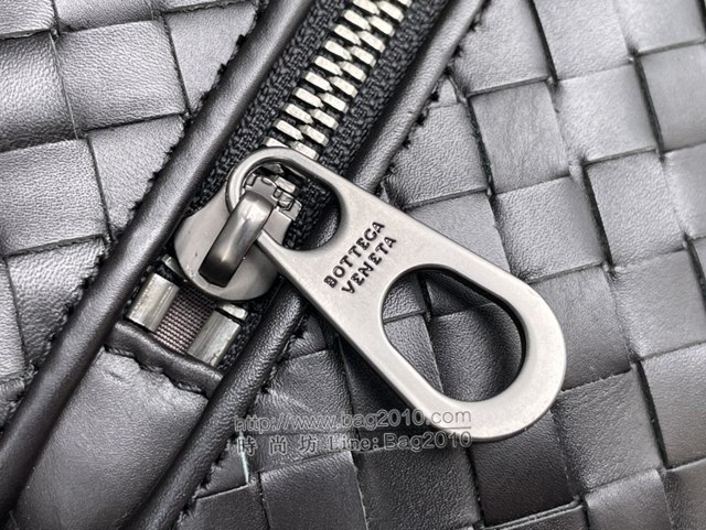 Bottega veneta高端男包 98024 寶緹嘉專櫃款腰包 BV經典款胎牛皮手工編織男士腰包挎包  gxz1355